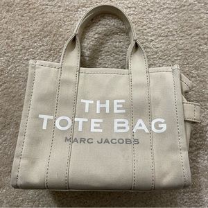 USED MARC JACOBS MINI TOTE BAG CREAM